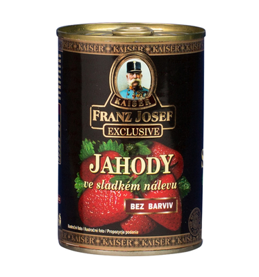 Jahody ve sladkém nálevu 425ml